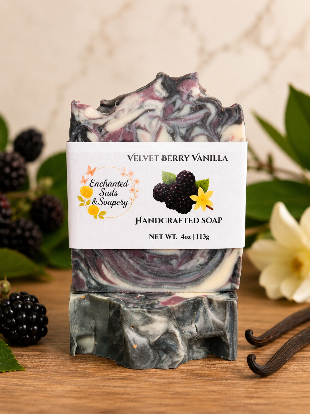 Velvet Berry Vanilla | Black Raspberry Vanilla Soap