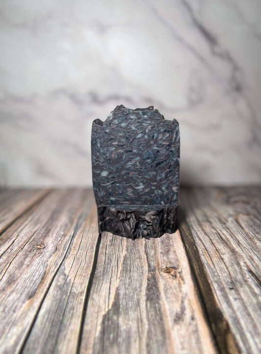 Whispering Woods Charcoal | Tea Tree, Rose, Geranium Soap