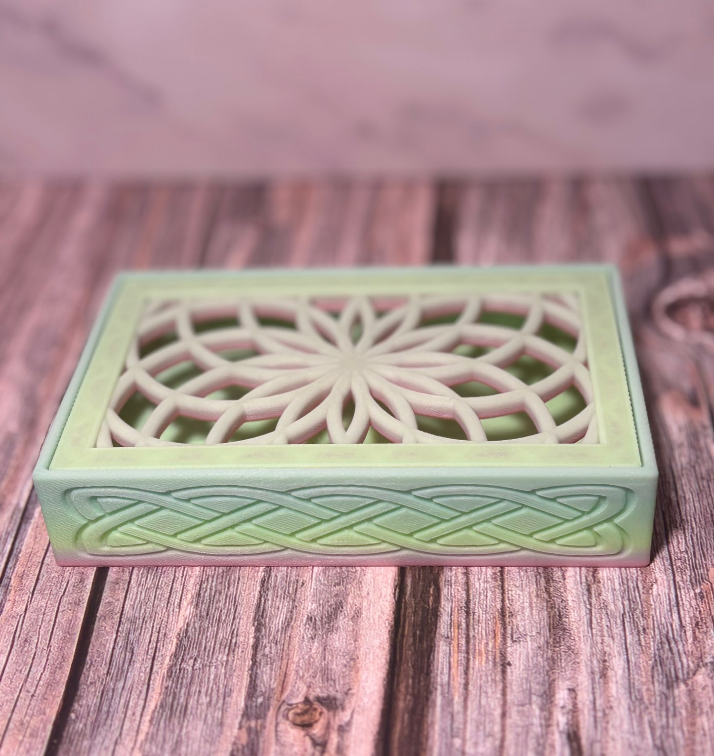 Lotus Knot 3D Printed Soap Dish