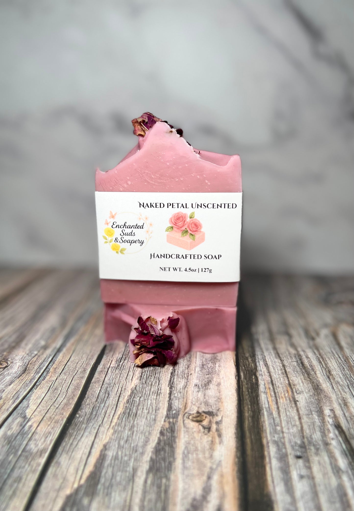 Naked Petals Unscented Soap