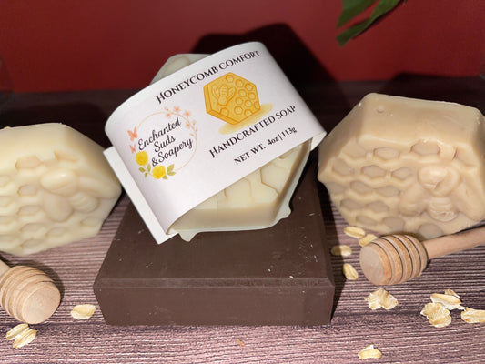 Honeycomb & Oats Unscented Soap