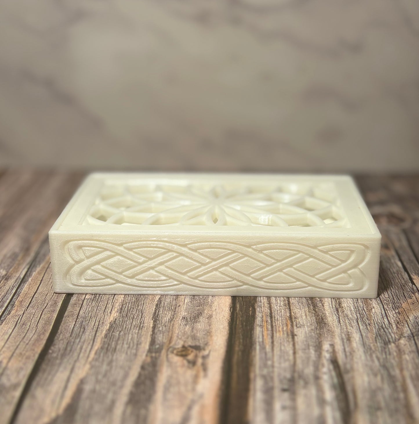 Lotus Knot 3D Printed Soap Dish