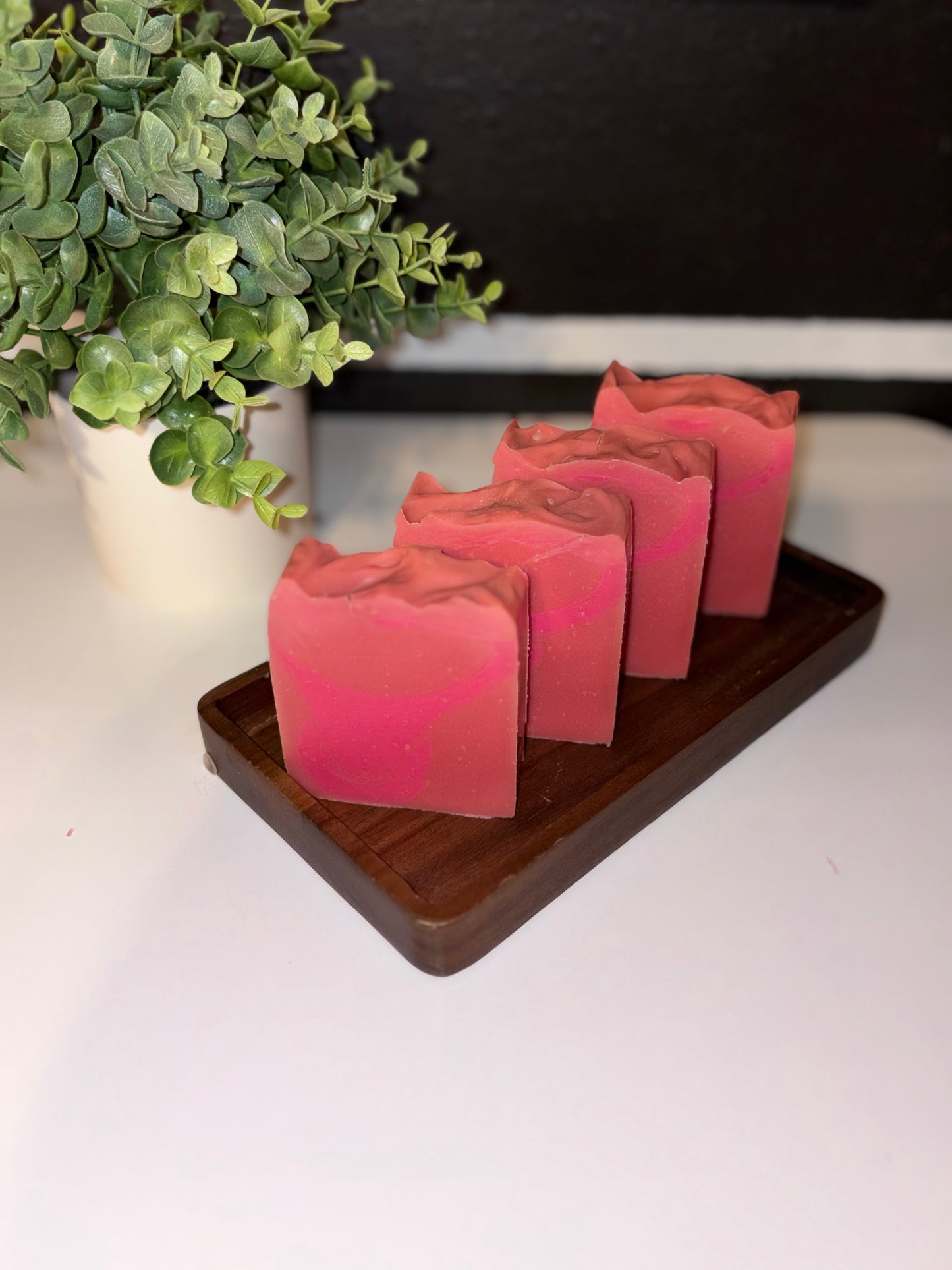 Raspberry Rose Hibiscus Tea Soap (Available 9/6)