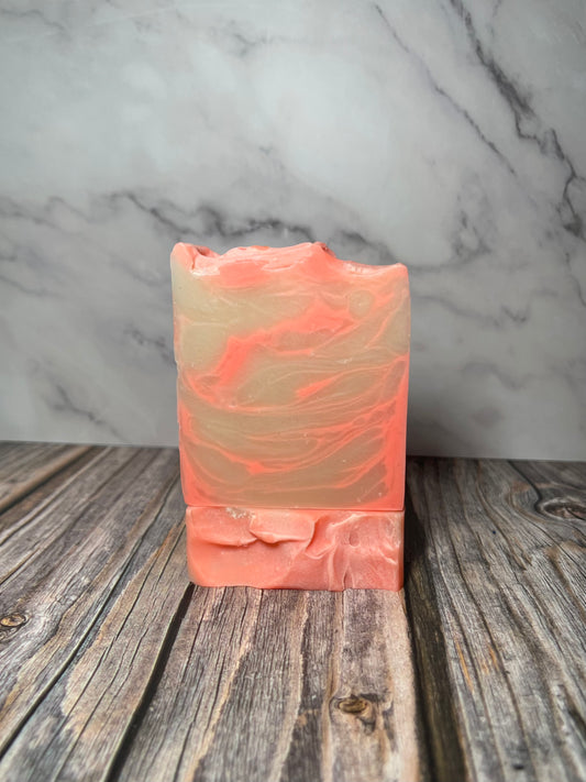 Elegant Floral Peach | Peach, Jasmine, Blood Orange, Patchouli Soap