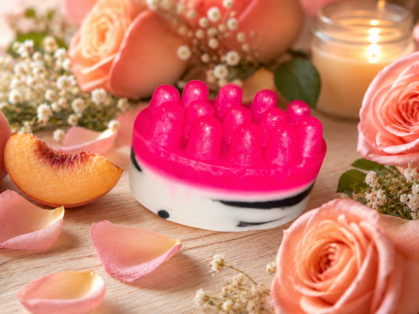 Cow Soap | Peach & Rose