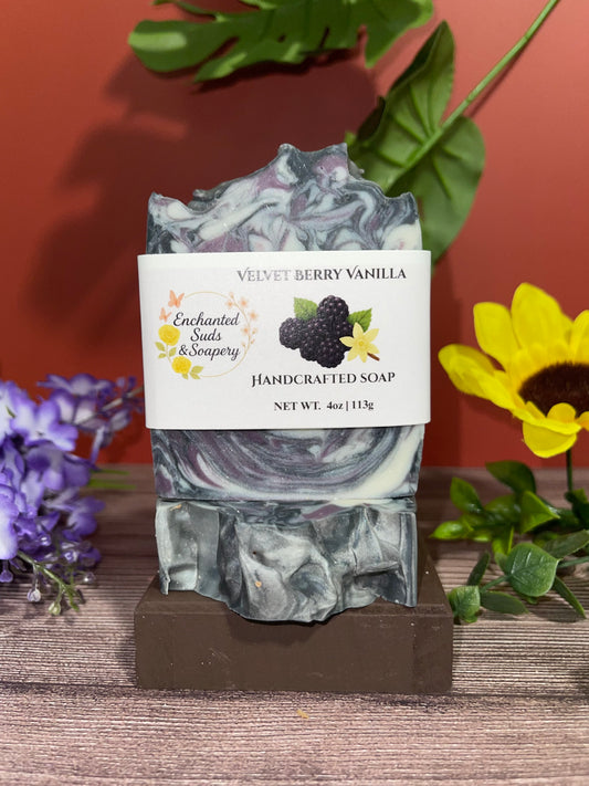 Velvet Berry Vanilla | Black Raspberry Vanilla Soap