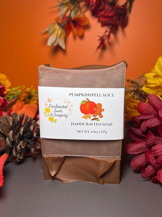 Pumpkinspell Slice Soap | Pumpkin Gingerbread